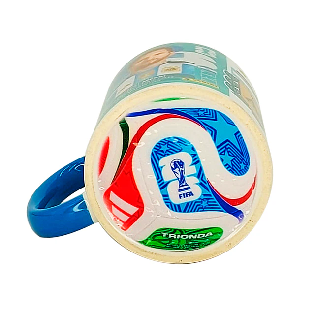 Tazón Cerámico con Base Diseño Mundial FIFA 2026 Messi Argentina