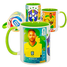 Tazón Cerámico con Base Diseño Mundial FIFA 2026 Neymar Jr