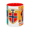 Tazón Cerámico con Base Diseño Mundial FIFA 2026 Noruega Haaland