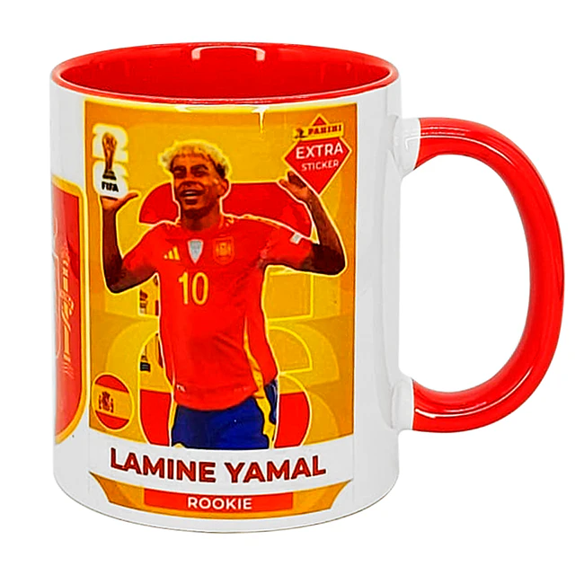 Tazón Cerámico con Base Diseño Mundial FIFA 2026 España Yamal