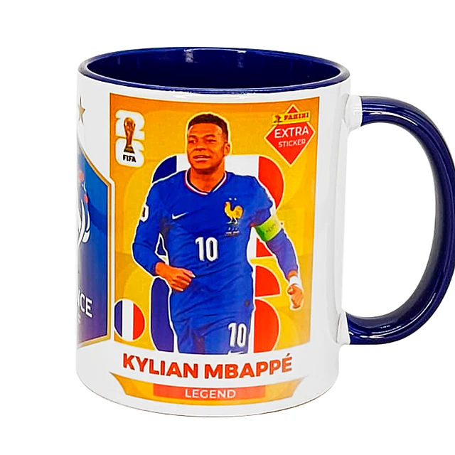 Tazón Cerámico con Base Diseño Mundial FIFA 2026 Francia Mbappe