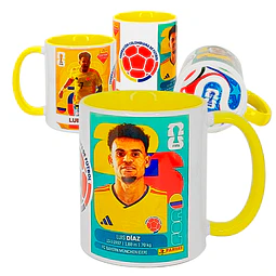 Tazón Cerámico con Base Diseño Mundial FIFA 2026 Colombia Luis Díaz