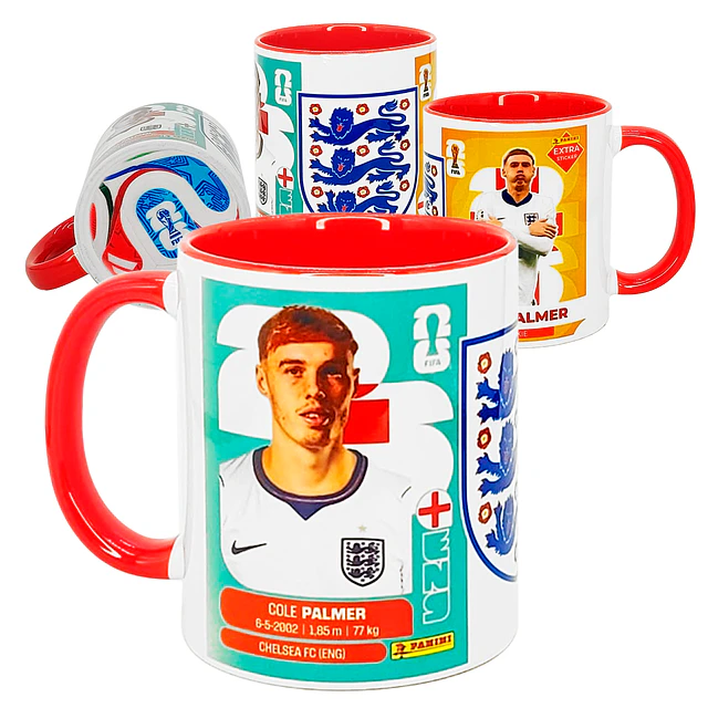 Tazón Cerámico con Base Diseño Mundial FIFA 2026 Inglaterra Cole Palmer