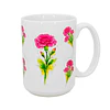 Tazón Cerámico 13oz 380ml Flores Ilustradas Linea Botánica 