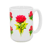 Tazón Cerámico 13oz 380ml Flores Ilustradas Linea Botánica 