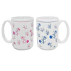 Tazón Cerámico 13oz 380ml Flores Vintage Linea Botánica 