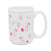 Tazón Cerámico 13oz 380ml Flores Vintage Linea Botánica 