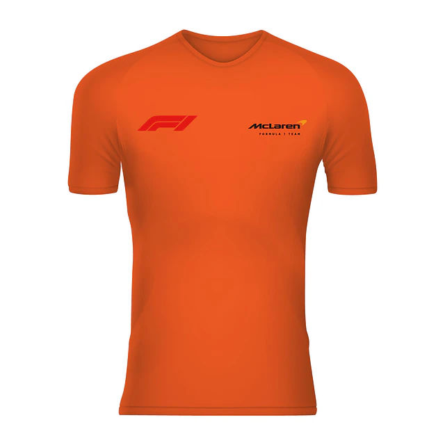 Polera Unisex 100% Poliéster F1 Mclaren