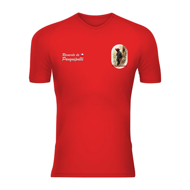 Polera Unisex 100% Poliéster Pájaro Carpintero