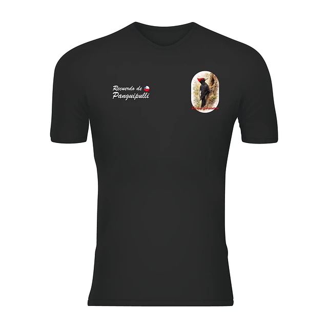 Polera Unisex 100% Poliéster Pájaro Carpintero