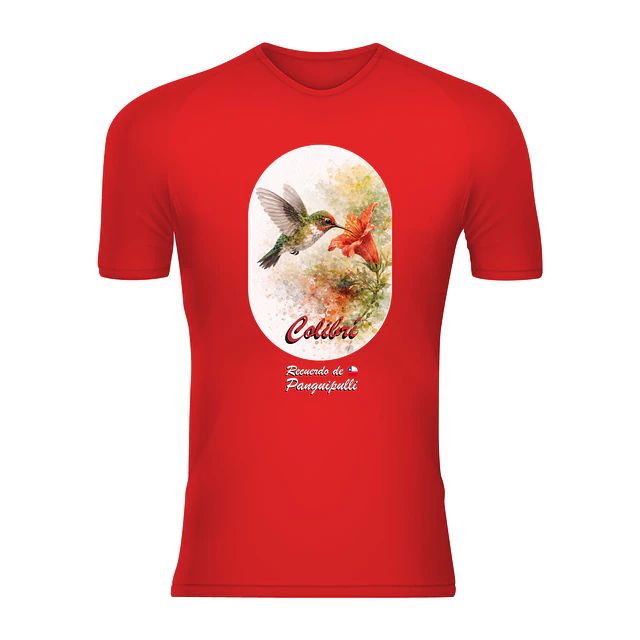 Polera Unisex 100% Poliéster Colibrí