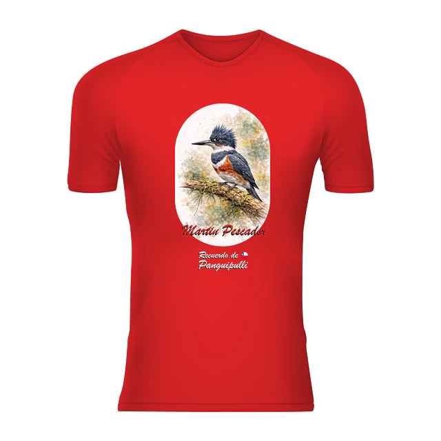 Polera Unisex 100% Poliéster Martín Pescador