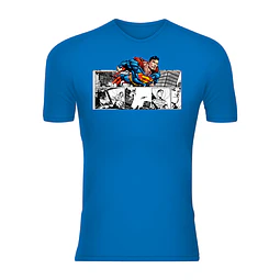 Polera Unisex 100% Poliéster Superman