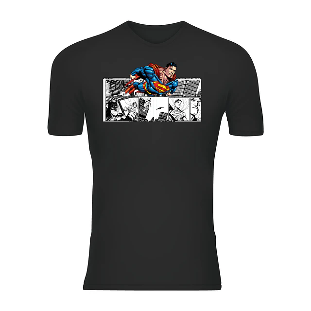 Polera Unisex 100% Poliéster Superman