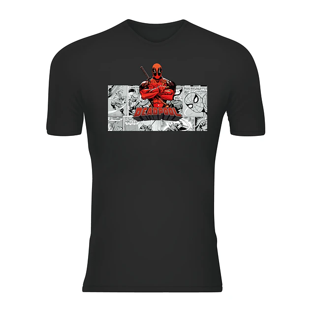 Polera Unisex 100% Poliéster Deadpool