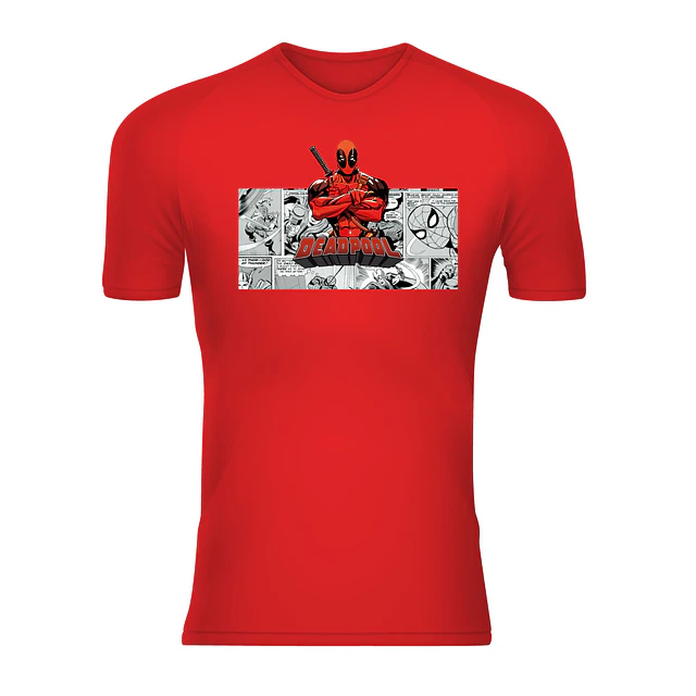 Polera Unisex 100% Poliéster Deadpool