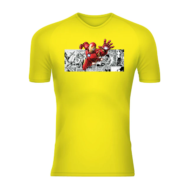 Polera Unisex 100% Poliéster Iron Man