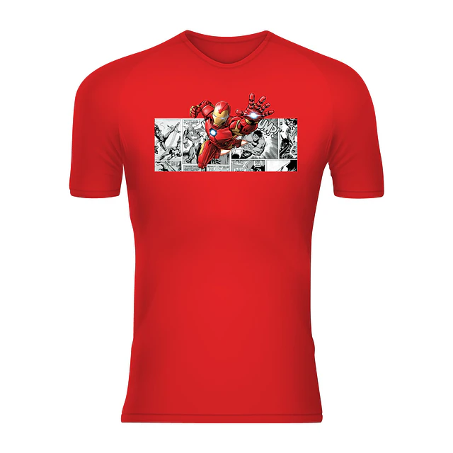 Polera Unisex 100% Poliéster Iron Man