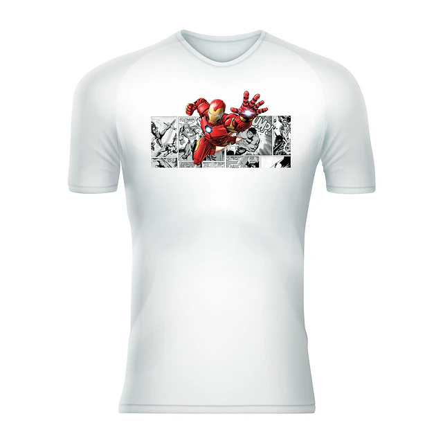 Polera Unisex 100% Poliéster Iron Man