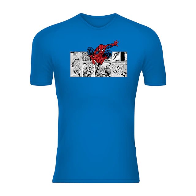 Polera Unisex 100% Poliéster Spiderman