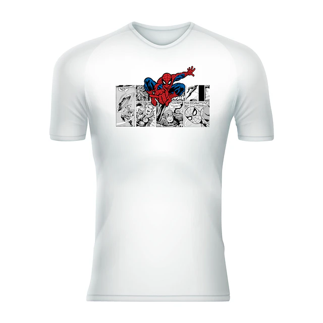 Polera Unisex 100% Poliéster Spiderman