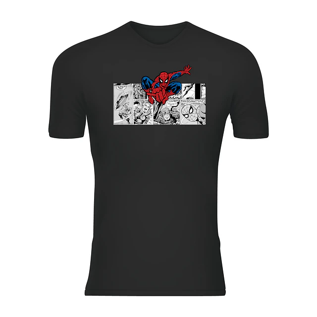 Polera Unisex 100% Poliéster Spiderman