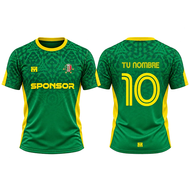 Camiseta de Futbol Il Campione Verde Patrón  
