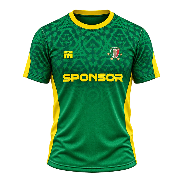 Camiseta de Futbol Il Campione Verde Patrón  