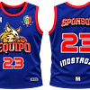 Camiseta de Basquetbol Il Campione Azul Zorro
