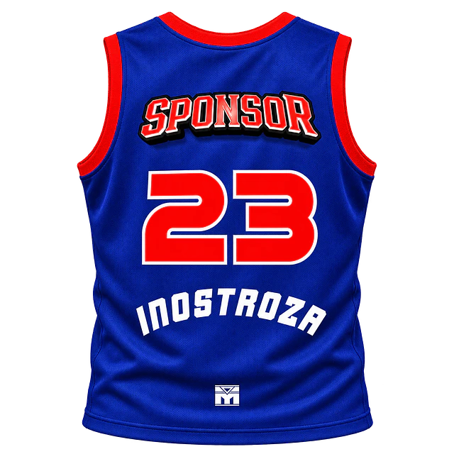 Camiseta de Basquetbol Il Campione Azul Zorro