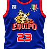 Camiseta de Basquetbol Il Campione Azul Zorro