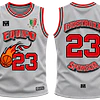 Camiseta de Basquetbol Il Campione Gris Fireball