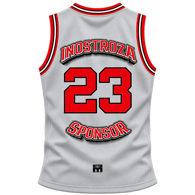 Camiseta de Basquetbol Il Campione Gris Fireball