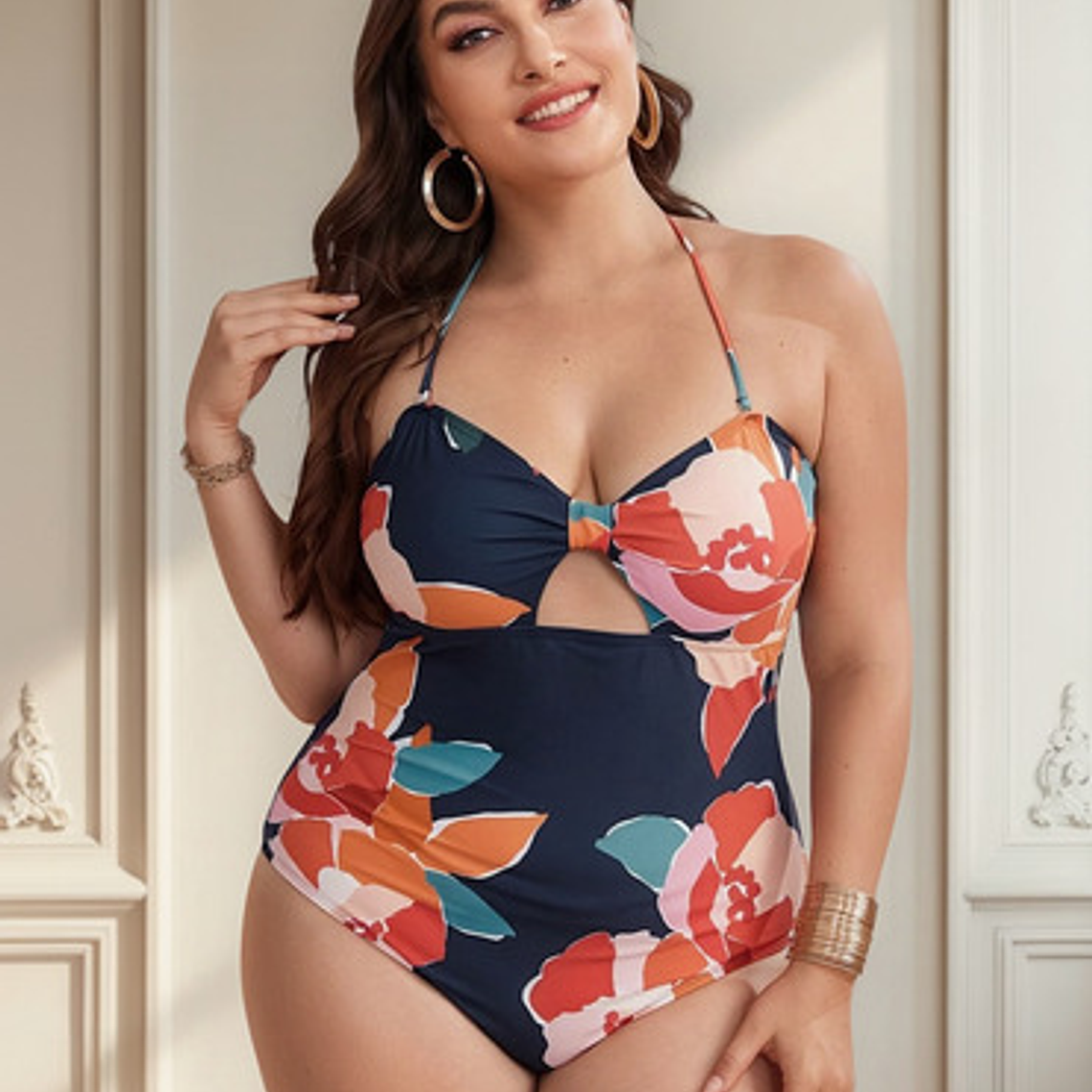 Traje De Baño Entero Tallas Grandes 1pzaesp0 1