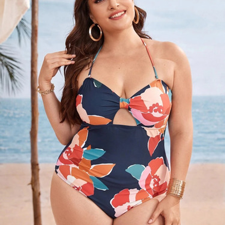 Traje De Baño Entero Tallas Grandes 1pzaesp0 3