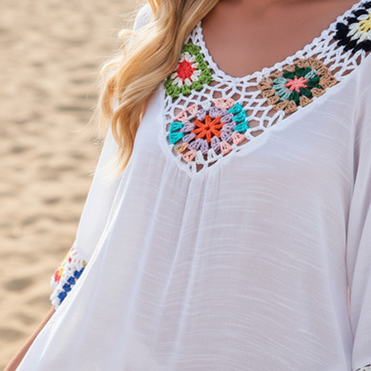 Salida De Playa, Vestido Playero - Pilar 10