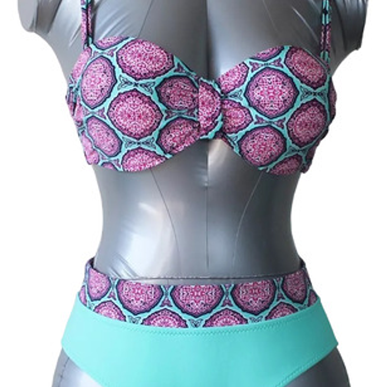 Bikini Tiro Alto 2 Piezas - Bikc/01 4