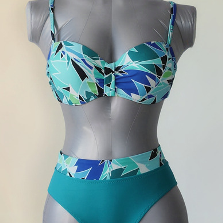 Bikini Tiro Alto 2 Piezas - Bikc/01 6