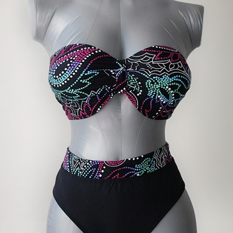 Bikini Tiro Alto 2 Piezas - Bikc/01 8