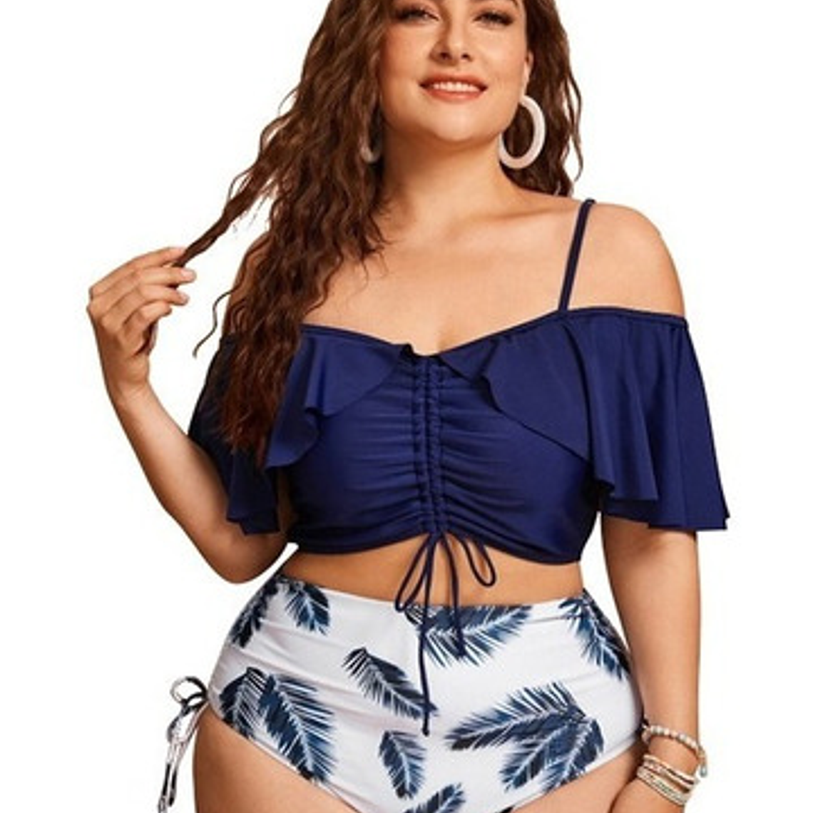 Bikini Tiro Alto Tallas Curvy - Bikga02 7