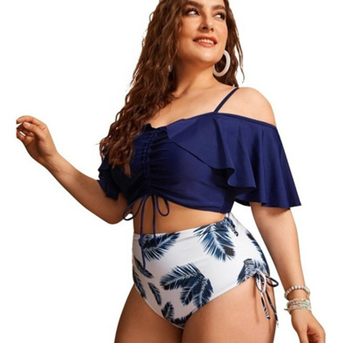 Bikini Tiro Alto Tallas Curvy - Bikga02 8