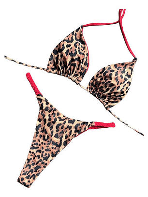 Bikini Tipo Tanga - Leopardo
