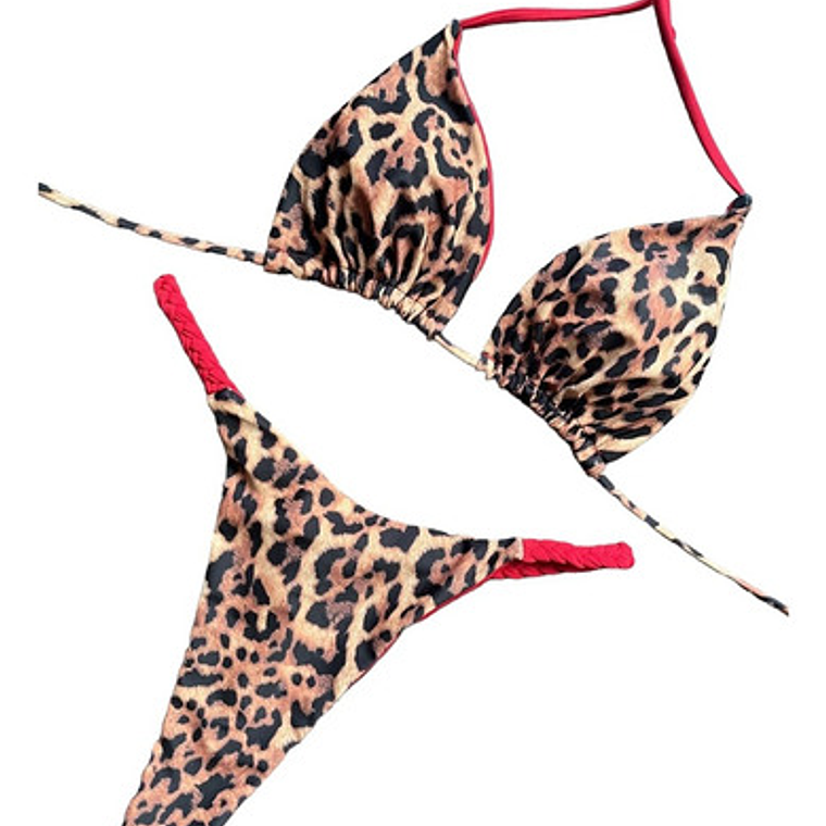 Bikini Tipo Tanga - Leopardo 1
