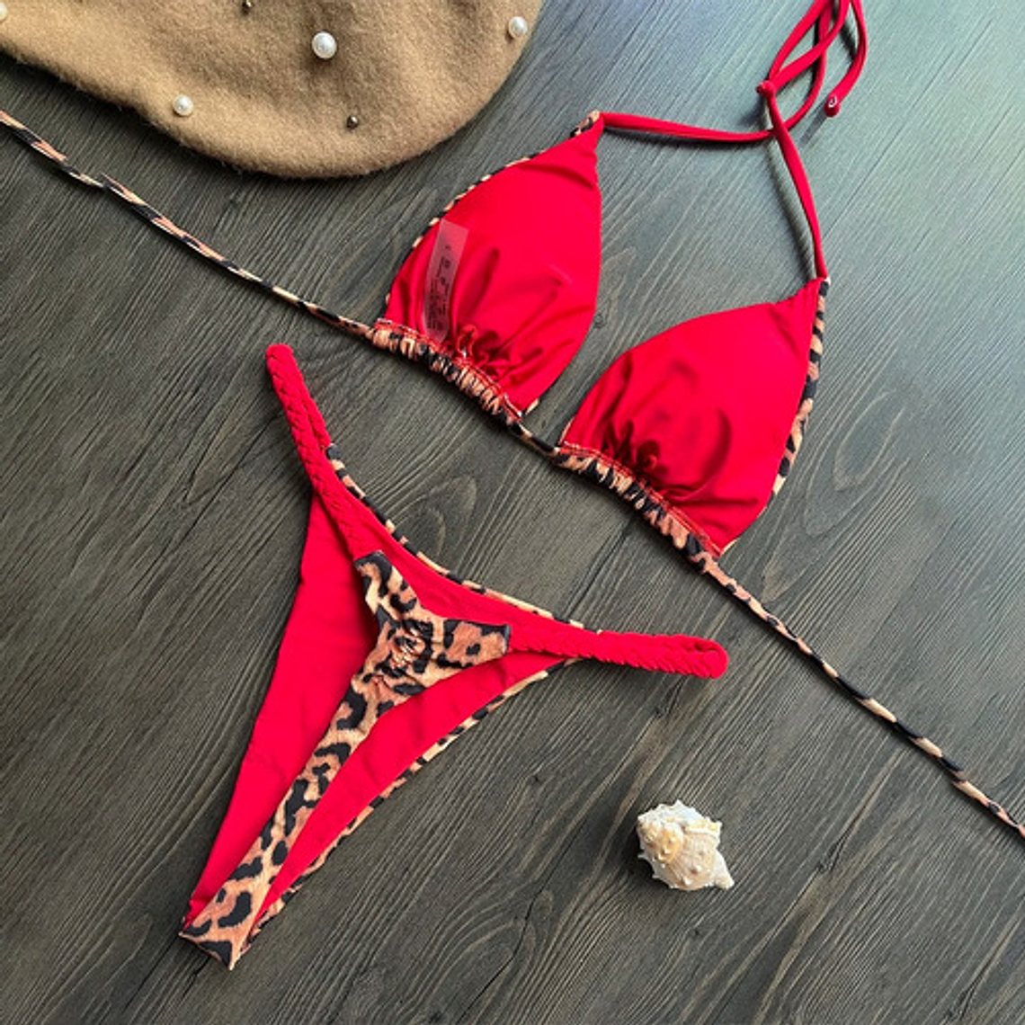Bikini Tipo Tanga - Leopardo 3