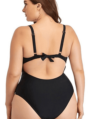 Traje De Baño Entero Tallas Grandes - 1pza#04