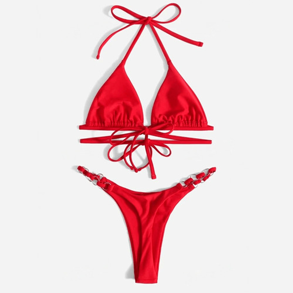 Bikini Tipo Tanga Rojo - Sr01 2