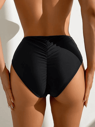 Calzon De Bikini Push Up Tiro Alto