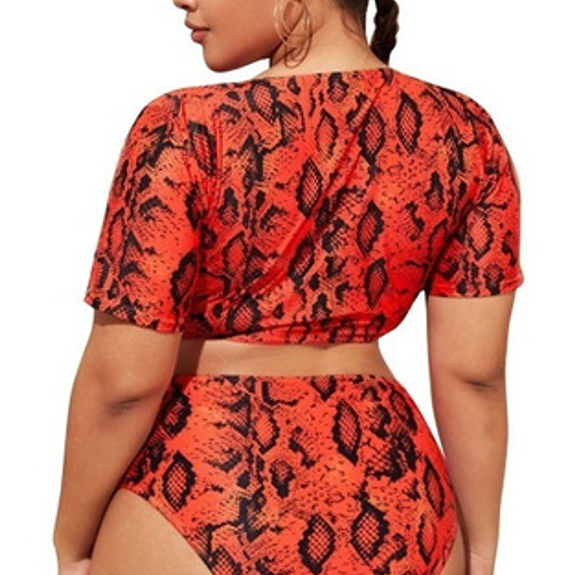 Bikini Tiro Alto Tallas Grandes - Bikg04m 3