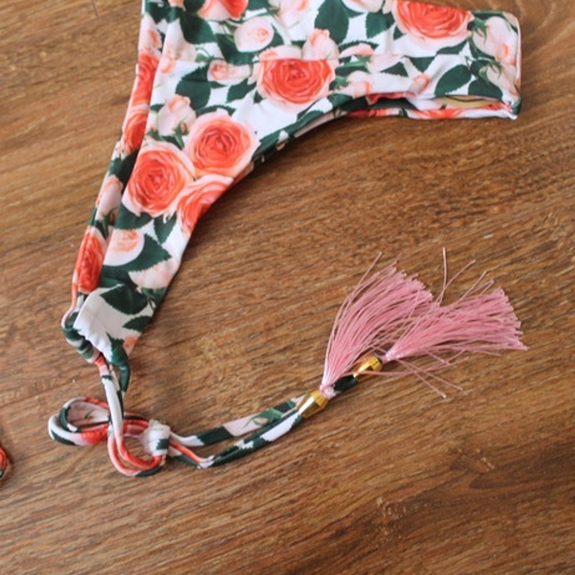 Bikini Tipo Tanga Color Floral - Bik02 3