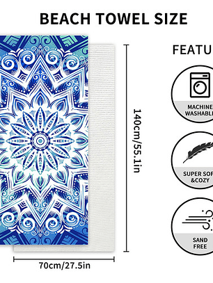 Toalla De Baño Secado Rápido